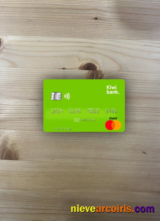 New Zealand Kiwibank mastercard photolook